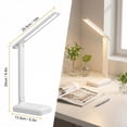 thumbnail image 4 of DAYBETTER LED Desk Lamp, Rechargeable Reading Light with 3 Color Temperature Modes, Stepless Dimming, Touch Control, Includes Phone Holder, Ideal for Bedside Tables, Study Desks, and Travel, 4 of 7