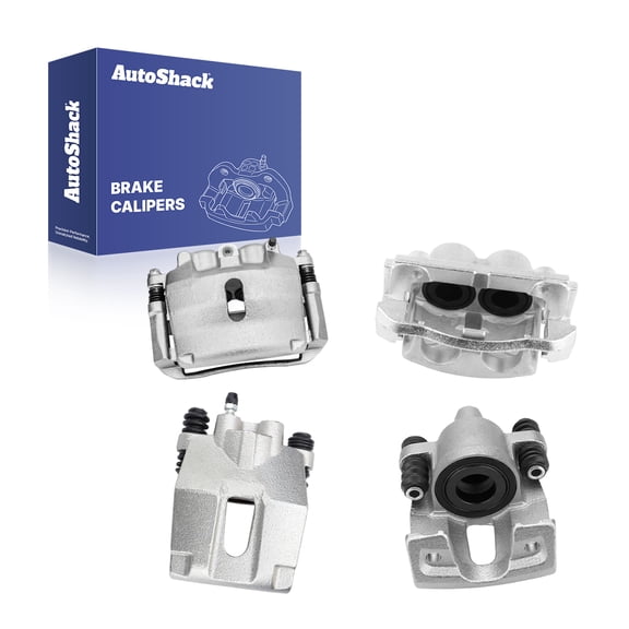 AutoShack Front & Rear Brake Calipers for Ford & Lincoln, F-150 2005-2008 Mark LT 2006-2008, 4WD AWD RWD V6 4.2L V8 4.6L 5.4L