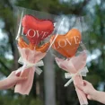 thumbnail image 5 of Love Flower Balloons Bulk Pack for Mother’s Day Women’s Day Valentine’s Day - Heart Shaped Party Decorations Kindergarten Graduation Mall Events Wedding Photo Backdrop Supplies(Color Random), 5 of 5