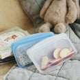 thumbnail image 4 of Stasher Premium Food-Safe Reusable Silicone Food Storage Bags, Leak Free, 2 Pack, Clear, 4 of 12
