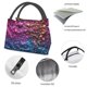thumbnail image 4 of Fotbe Heart Confetti on Glitter Bolsa Térmica Portátil con Estampado, Bolsa de Entrega de Alimentos Aislada, Bolsa Reutilizable de Gran Capacidad para Comidas y Supermercado, 4 of 6