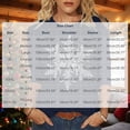 thumbnail image 4 of Christmas T-Shirts for Women Plus Size Crewneck 3/4 Sleeve Top Loose Fit Xmas Holiday Graphic Tee, 4 of 7