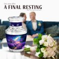 thumbnail image 4 of JAGASY Lavender Grass Urns for Ashes Adult Man & Women 3 Inch - Galaxy Keepsake Memorial Urn for Human Ashes - Small Purple Urns for Daughter, Son, 4 of 7