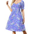 thumbnail image 2 of Lo mejor para comprar vestidos de cumpleaños de manga corta con el logotipo de Sleaford Mods para mujer. Ropa de mujer., 2 of 7