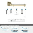 thumbnail image 5 of Amerock Revitalize Golden Champagne Single Post Toilet Paper Holder, 5 of 8