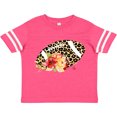 thumbnail image 3 of Inktastic Football with Flowers and Leopard Spots Boys or Girls Toddler T-Shirt, 3 of 5