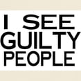 thumbnail image 3 of CafePress - I See Guilty People Light T Shirt - Men's Classic Graphic T-Shirt, 3 of 4