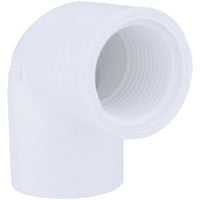 Genova Products Pipe Elbow 90 Degree - PVC SCH 40, FIPT - 1 In