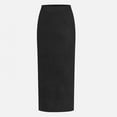 thumbnail image 7 of Sngxgn Womens High Waist Plaid Skirt Pencil Mini Skirts(Black,One Size), 7 of 7