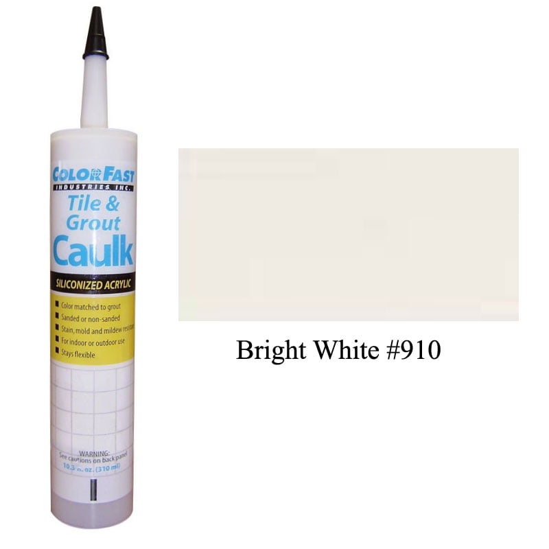 Colorfast Latex Colored Caulk Tec Color Line Bright White Sanded Walmart Com Walmart Com