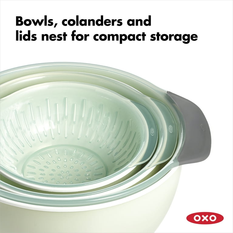 OXO Good Grips 9pc Nesting Bowl & Colander Set