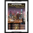 thumbnail image 5 of Art.com Philadelphia, Pennsylvania - Skyline at Night Art Print by Lantern Press, Black Frame Wall Art, 17" x 23", 5 of 5