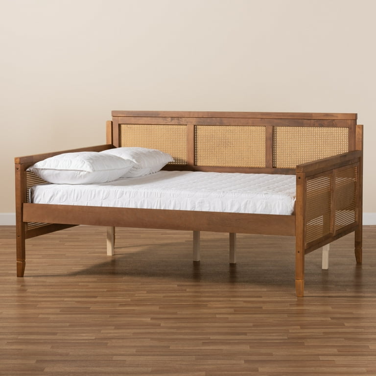 Baxton Studio Select Vintage Rubberwood Full Daybed with Baxton Studio Select Vintage Rubberwood Full Daybed with