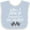 Blue and White, variant on Inktastic Future Race Car Driver Childs Boys Baby Bib