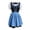 Dress74-Blue, variant on UAYOTSE Women Oktoberfest Dress, Bavarian Dirndl Costume with Blouse and Apron, German Festival Party Dress for Women