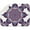 Boho Chic, variant on Owl and Fairytale Stars Fantasy Drying Mat - Thick 3-Layer Heat Resistant Kitchen Mat, Machine Washable