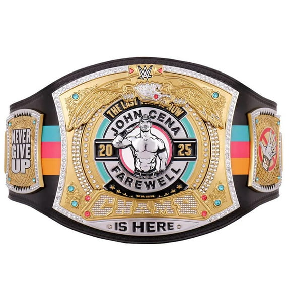 John Cena Farewell Tour 2025 Wrestling Spinner Championship Replica Title Belt - Adult Size - 52 Inches Length