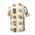 thumbnail image 2 of Disketp Men's Hawaiian Cooking With Love Print Shirts Button Down Holiday Beach Shirts-4X-Large, 2 of 7
