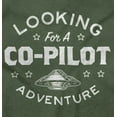 thumbnail image 2 of Alien Believer UFO Hunter Copilot Men's Graphic T Shirt Tees Brisco Brands S, 2 of 6