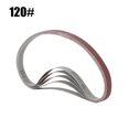 thumbnail image 2 of 1 0PCS 457 * 1 3mm 40/60/80/120/240/400/120/240/400/600 Grit Abrasivo Cinturones de lijado de lijador Herramientas de pulido de lijador, 2 of 6