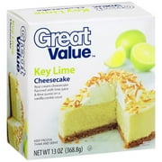 Great Value Key Lime Cheesecake, 13 oz (Frozen)