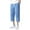 Blue_021229W, variant on Garbnen Mens Pants Linen Drawstring Elastic Waist Mens Capri Pants Wide Leg Loose Fit Summer Trousers Pants for Men with Pockets