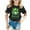 Black, variant on St. Patricks Day T-Shirt for Kids Cartoon Leprechaun Printed Shirts Short Sleeve Graphic Tees Tops,Color White,Size 8-9 Years