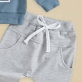 thumbnail image 7 of Baby Boy Clothes 12 18 Months Letter Print Sweatshirts Clothes First Birthday Outfit Boy Winter Jogger Outfits Kaprioy Boy Outfits, 7 of 7