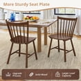 thumbnail image 6 of Dycanpo 18" Upgraded Dining Room Chairs Set of 6 ,Farmhouse Wooden Spindle Back Kitchen Chairs for Kitchen,Yellow Walnut, 6 of 8