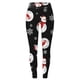 thumbnail image 2 of Gibobby Leggings Deportivos de Yoga Pantalones estampados navideños personalizados para mujer, polainas personalizadas para polainas para correr, polainas navideñas de muñeco de nieve (Negro, L), 2 of 3