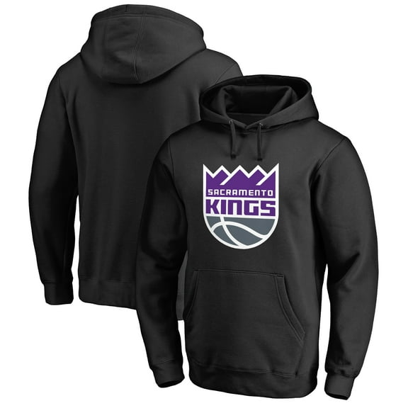 Men's Black Sacramento Kings Primary Logo Pullover Hoodie