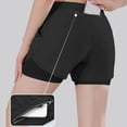 thumbnail image 5 of SOFTCCLO Running Shorts for Women Cycling Athletic Shorts Lined Loose Breathable Running Womens Shorts Black M, 5 of 6