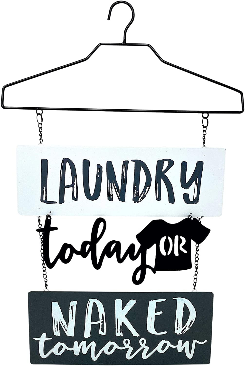 Laundry Room Metal Decor Sign Door Wall Art for Modern Home/Laundry