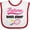 White and Red, variant on Inktastic Future Tennis Player Baby Girl Girls Baby Bib