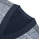 thumbnail image 3 of Chaqueta de Punto de Cuello en V de los Hombres, Abrigo Cálido con Ligero Estiramiento para el Otoño Y el Uso Casual Diario, Blusa en Capas de Moda, 3 of 7
