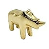 Golden Resin Rhino Statue Home Decor,Showpiece Animal Figurines ..