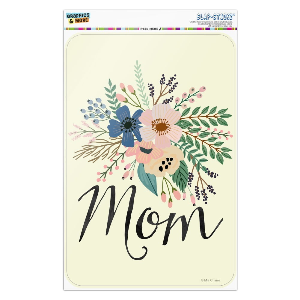 Mom with Flowers Mother's Day Home Business Office Sign