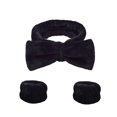 thumbnail image 1 of RO Paquete de 3 muñequeras, juego de lavado de cara, diadema de maquillaje suave reutilizable, diademas de vellón para el cuidado de la piel para lavarse la cara, ducha, negro Sincero Electrónica, 1 of 4