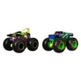 thumbnail image 1 of Hot Wheels Monster Trucks Roarin' Rumble Scorpedo Radiated Scorpion vs Pure Muscle Hydra 2pk, 1 of 6