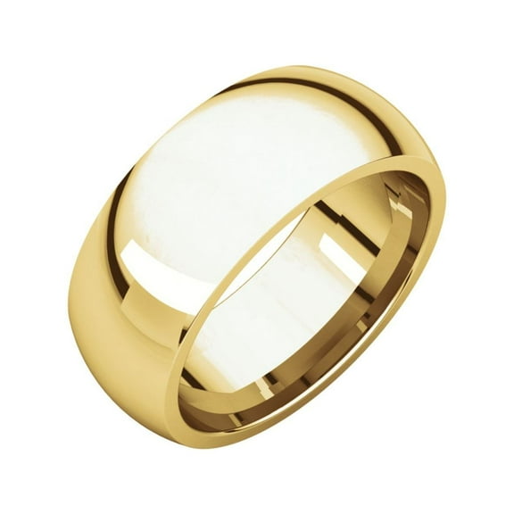 8mm Comfort Fit Band in 10k Yellow Gold - Size 10