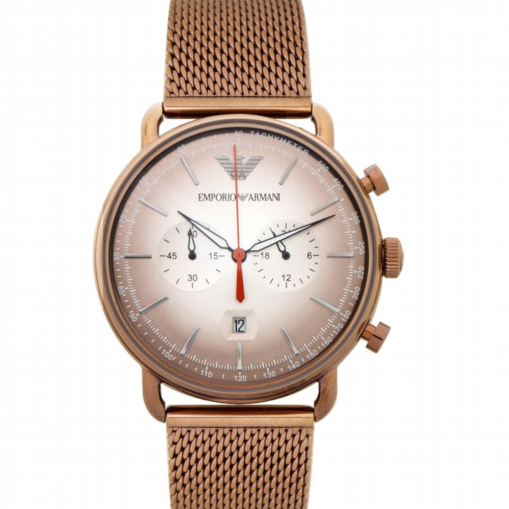Emporio Armani Super Slim White Dial Men's Stainless Steel Watch AR2036 -  Walmart.com