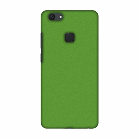 Carbon Star Snap - Vivo Y79 Case - Carbon Fibre Redux Pear Green 15, Hard Plastic Back Cover, Slim Profile Cute Printed Designer Snap on Case with Screen Cleaning Kit