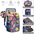 thumbnail image 5 of Travel Cooler Bag - Colorful Floral Pattern Camping Beer Cooler Backpack with Bottle Opener- Waterproof Insulated Picnic Backpacks - Cooler Bag for Beach, 5 of 6