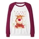thumbnail image 5 of Tops de mujer Moda Árbol de Navidad Impreso Manga larga Sudadera Costura Blusa Camisa Pompotops gfhjh10684, 5 of 5