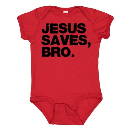 

Inktastic Jesus Saves Bro. Gift Baby Boy or Baby Girl Bodysuit