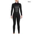 thumbnail image 3 of Combinaison de Plongée Haute Efficacité Anti-Froid Confortable Maillots de Bain Forte Protection Solaire Réduit la Résistance à L'Eau Combinaison Classique Col Rond Femme Noir G, 3 of 7