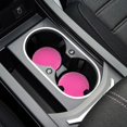 thumbnail image 5 of 2 Pack Car Water Cup Mat Fashion Honeycomb Solid Color Heat Insulation Non-Slip Durable Soft Rubber Waterproof Easy Install Universal for Car Interior Cup Holder Stable Placement Accessories, 5 of 5