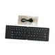thumbnail image 4 of Teclado inalámbrico plegable universal, silencioso, portátil, 64 teclas, recargable. Negro, 4 of 9