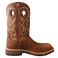 thumbnail image 3 of TWISTED X Adult Male 12in Nano Toe Western Work Boots, Color: Tan/Tan, Size: 11, Width: D, 3 of 5