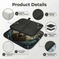 thumbnail image 4 of Deer Antler Whitetail Foldable Seat Cushion for Bleachers, Stadium Seats, Camping & Outdoor Events, Portable Lightweight Pad with Carabiner, 4 of 6